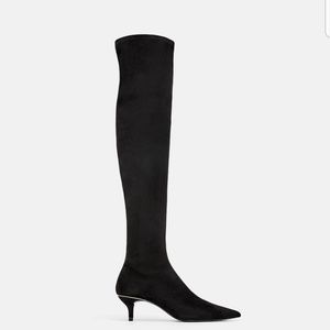 Zara Heel over the knee boots
